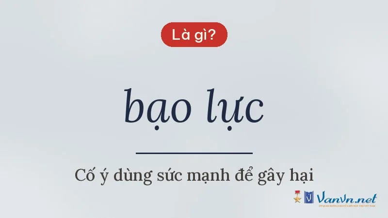 bạo lực là gì