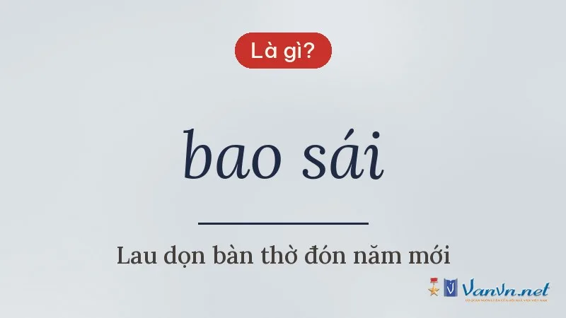 bao sái là gì