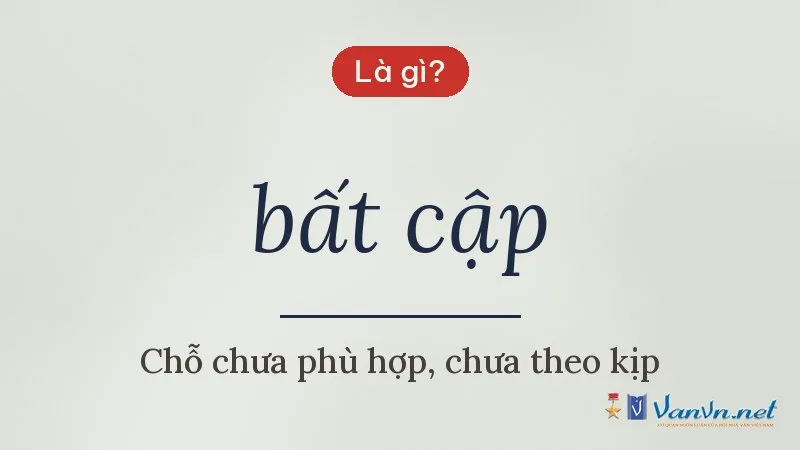bất cập là gì