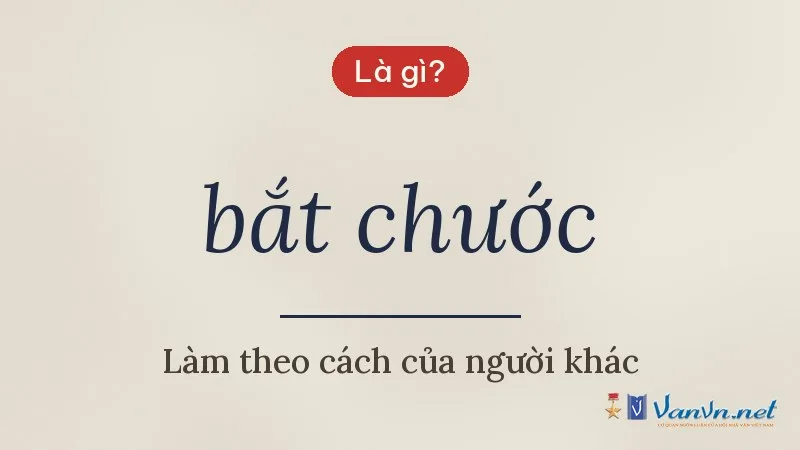 bắt chước là gì
