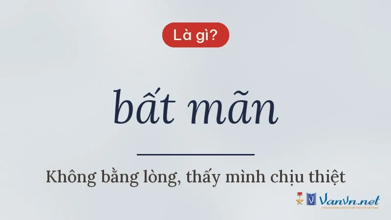 bất mãn là gì