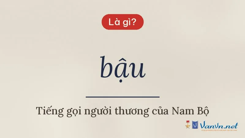 bậu là gì