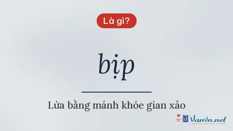 bịp là gì