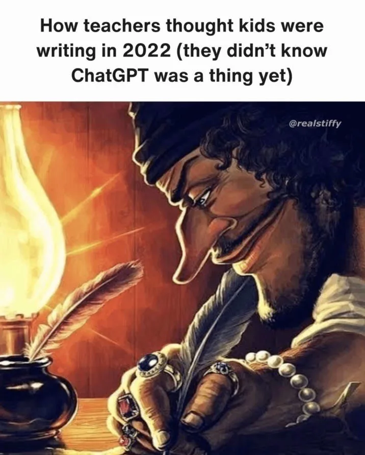 blackbeard writing meme