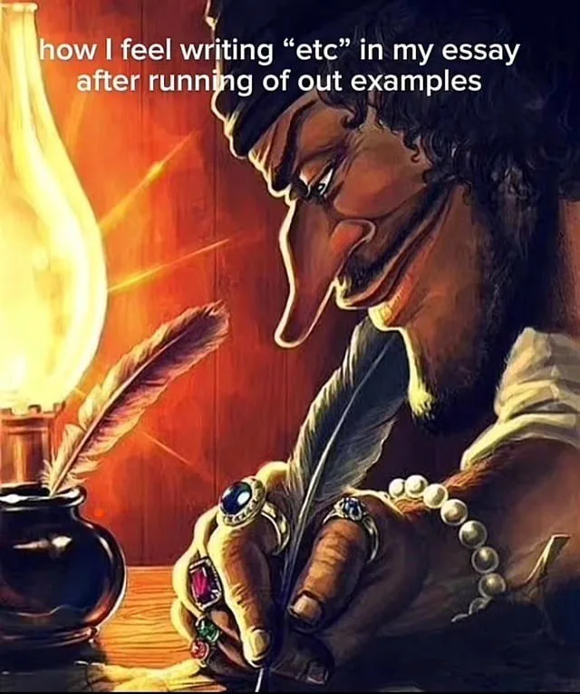 blackbeard writing meme