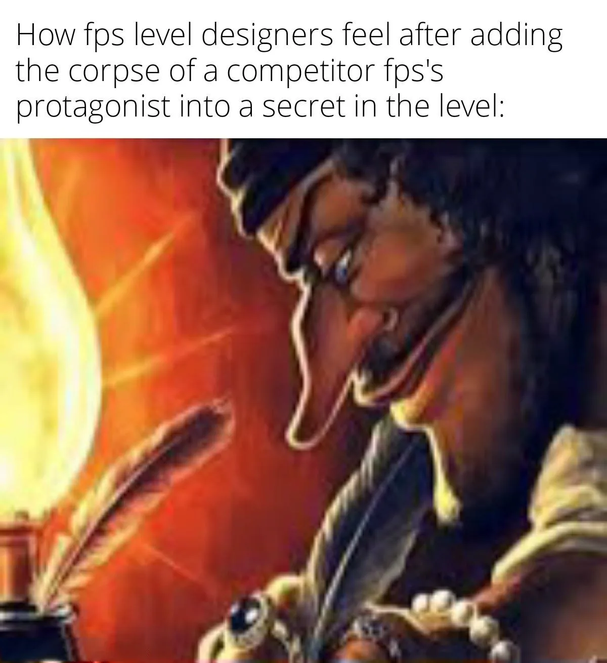 blackbeard writing meme