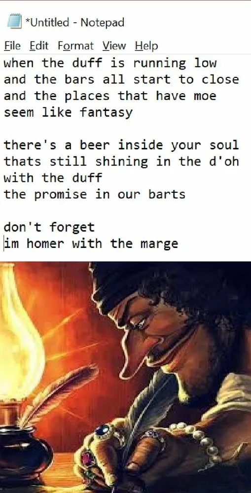 blackbeard writing meme