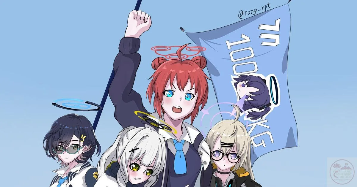 blue archive meme