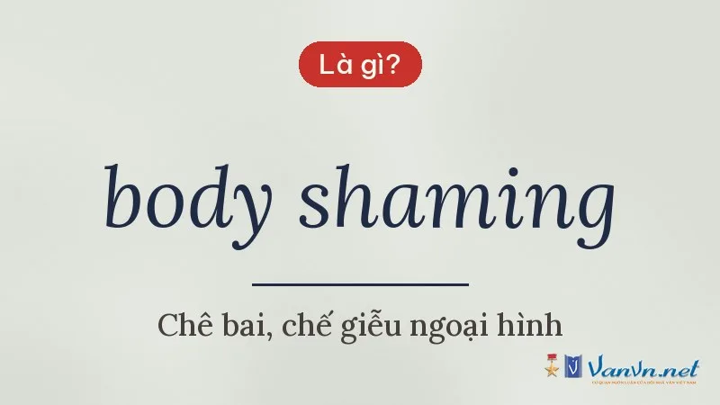 body shaming là gì