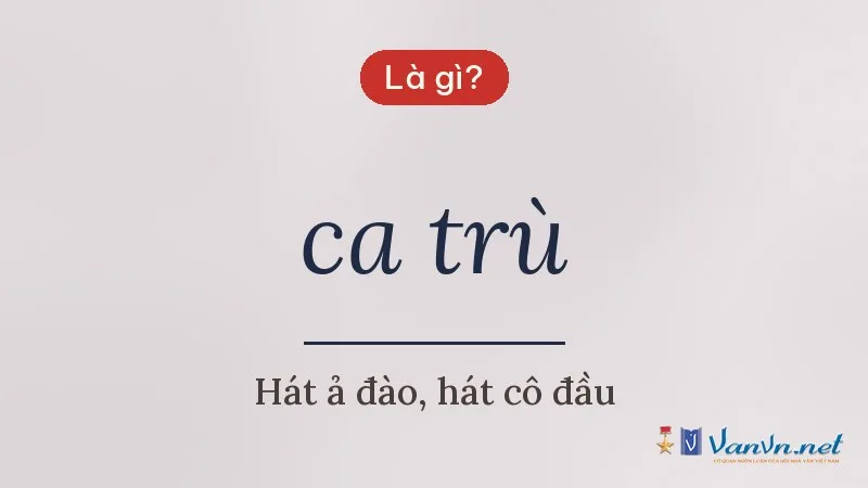 ca trù là gì
