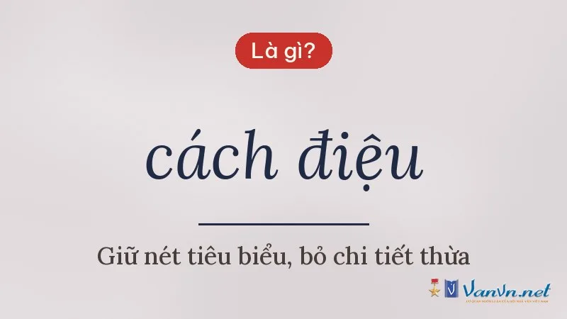 cách điệu là gì