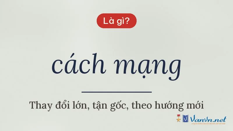 cách mạng là gì