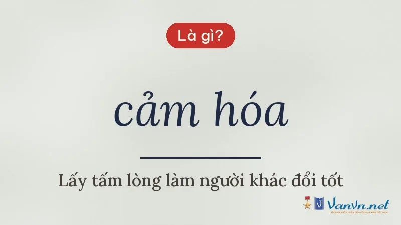 cảm hóa là gì