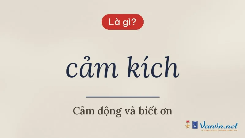 cảm kích là gì