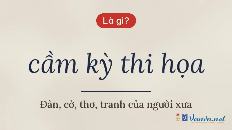 cầm kỳ thi họa là gì