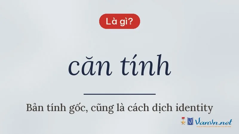 căn tính là gì