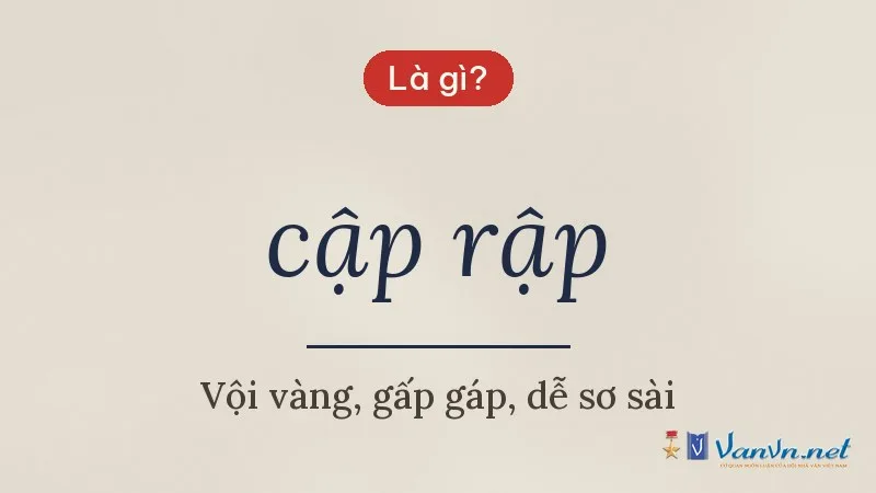 cập rập là gì