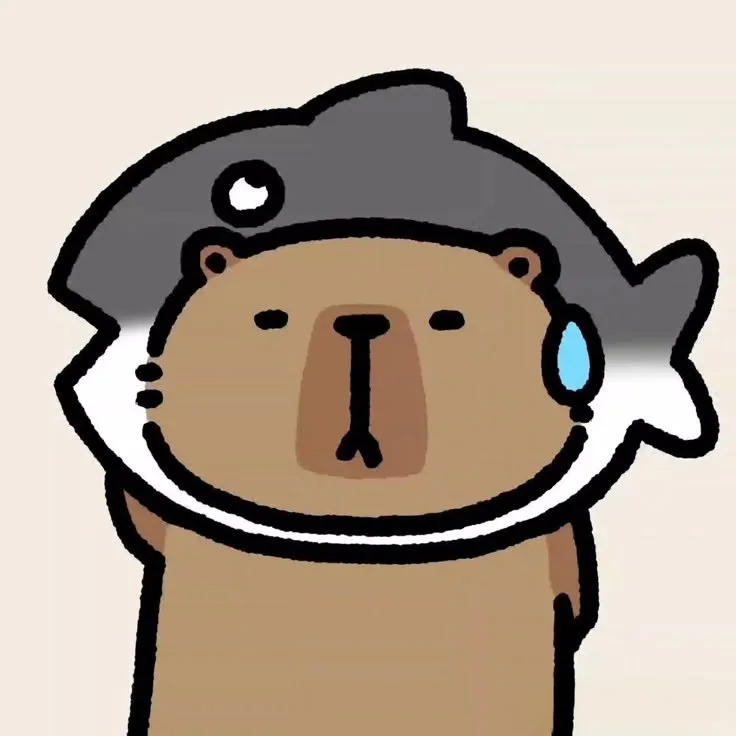 hình ảnh capybara cute vô tri