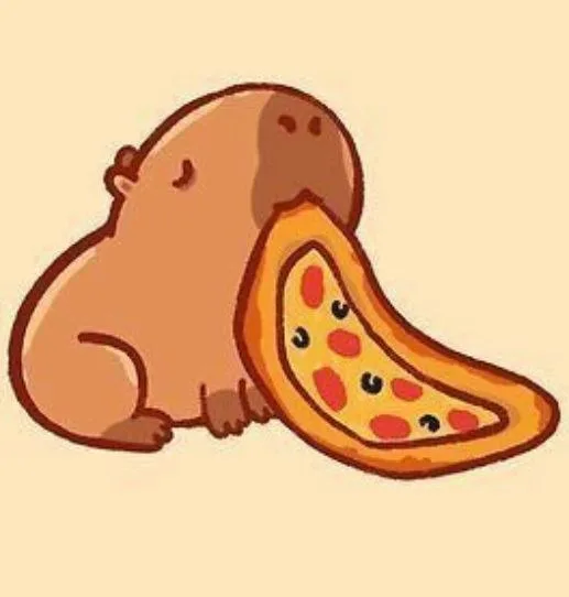 hình ảnh capybara cute vô tri