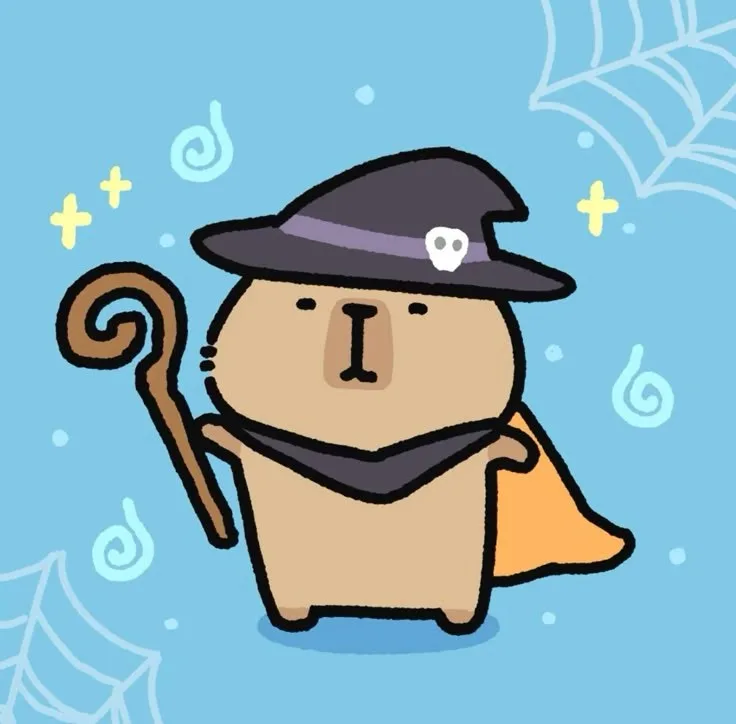 hình ảnh capybara cute vô tri