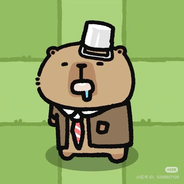 hình ảnh capybara cute vô tri