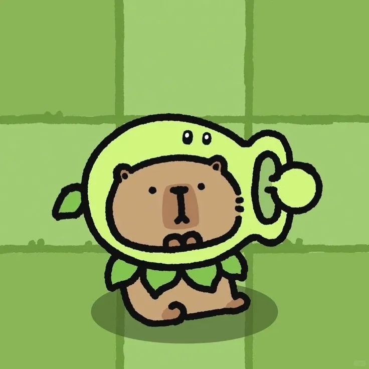 hình ảnh capybara cute vô tri