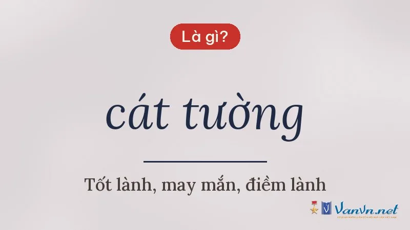 cát tường là gì