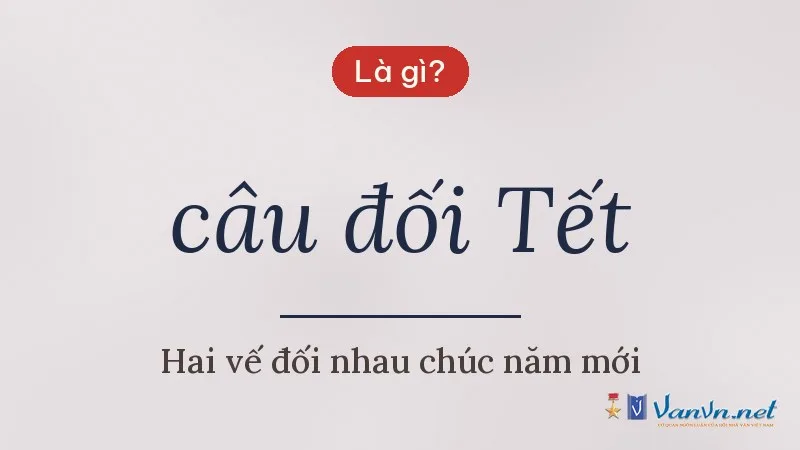 câu đối Tết là gì
