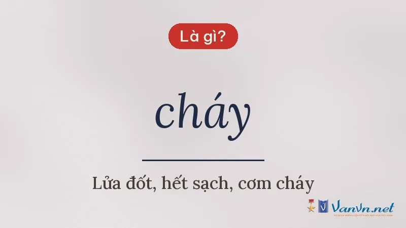 cháy là gì