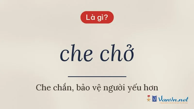 che chở là gì