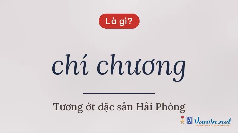 chí chương là gì