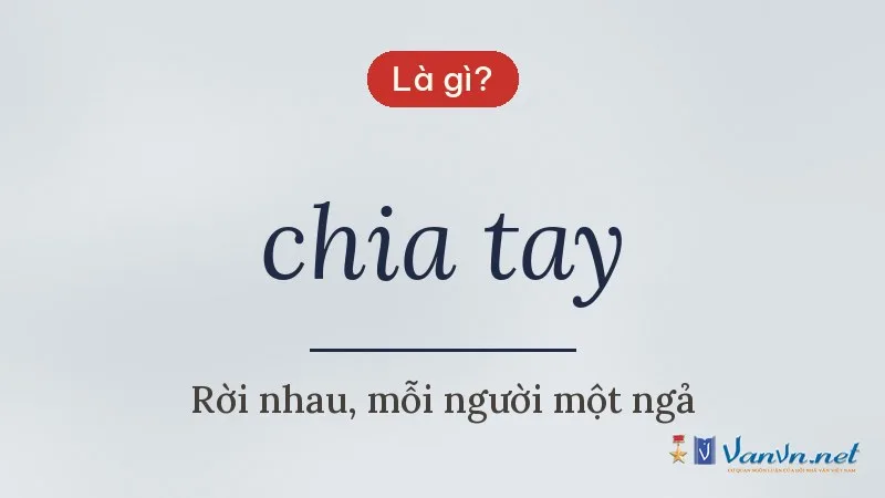chia tay là gì