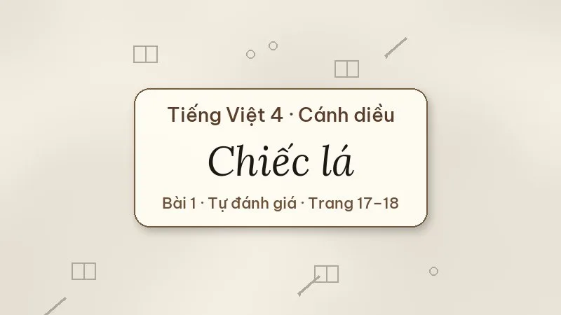 chiếc lá lớp 4 cánh diều