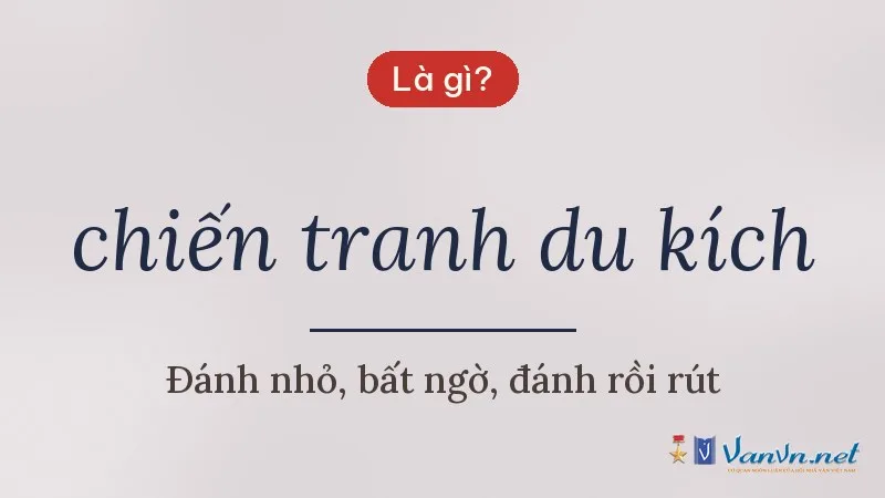 chiến tranh du kích là gì