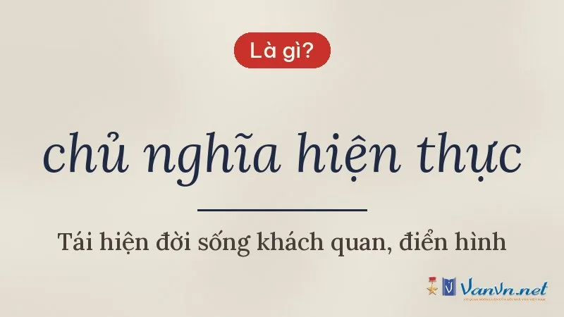 chủ nghĩa hiện thực là gì
