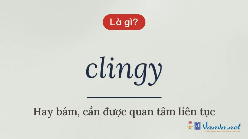 clingy là gì