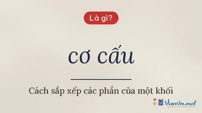 cơ cấu là gì