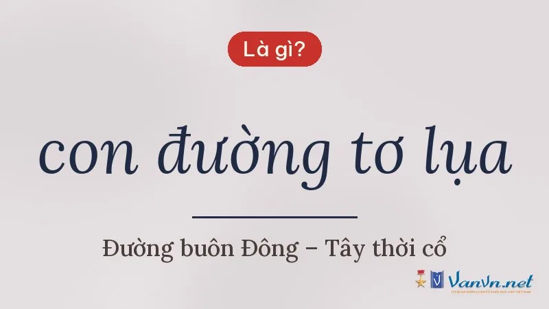 con đường tơ lụa là gì