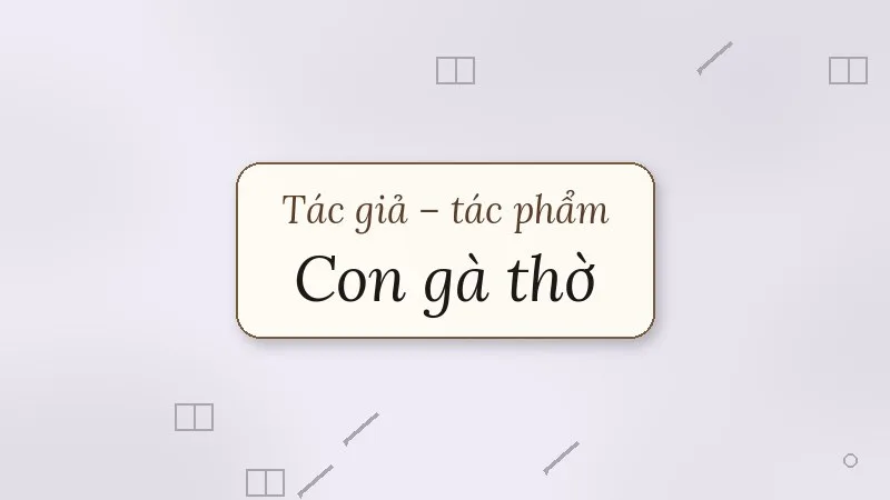 con gà thờ ngô tất tố