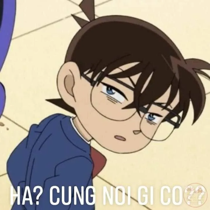 ảnh chế conan hài hước
