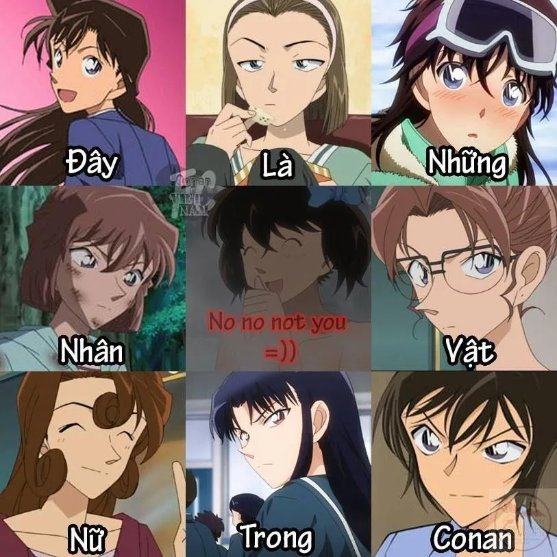 ảnh chế conan hài hước