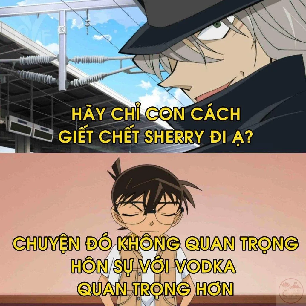 ảnh chế conan hài hước