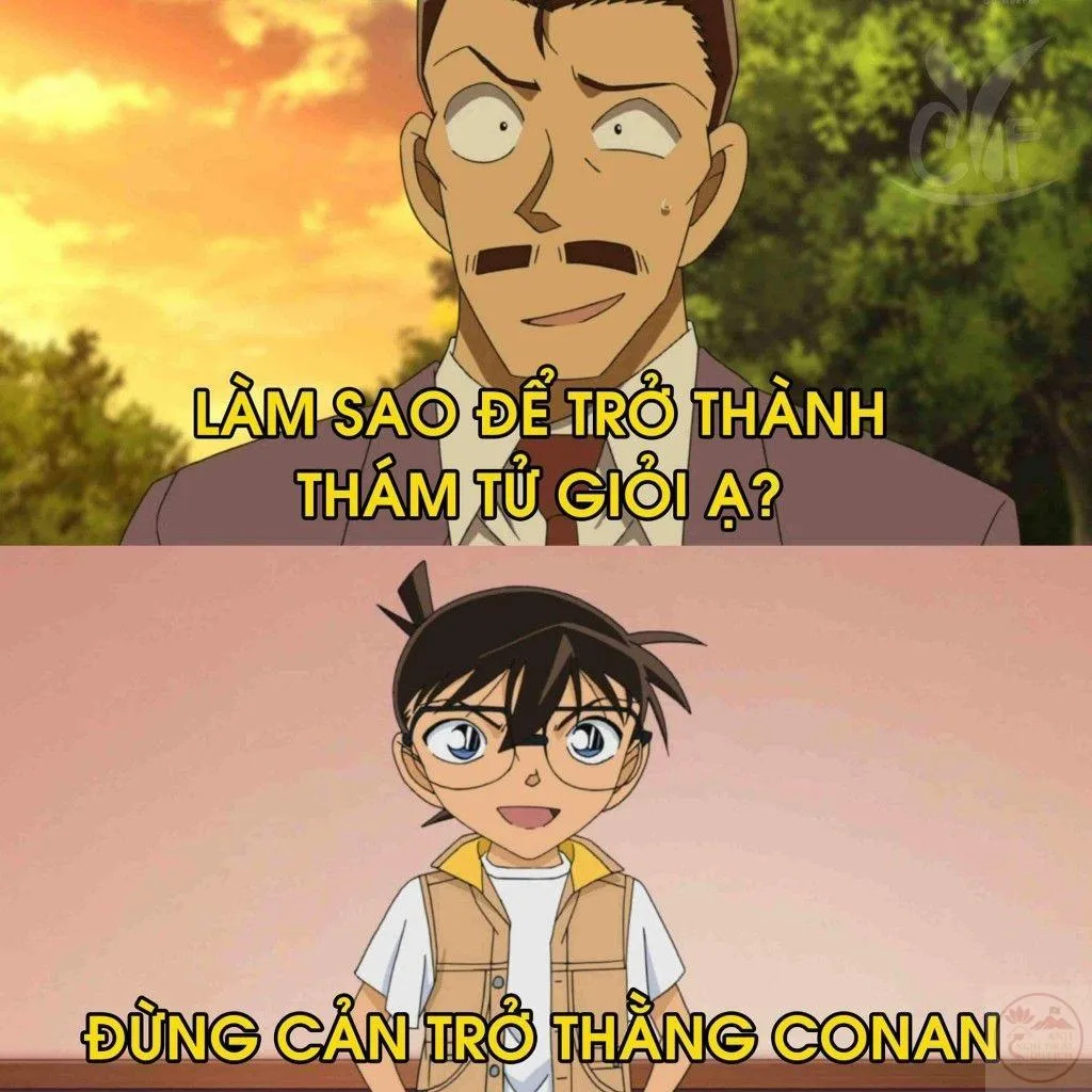 ảnh chế conan hài hước