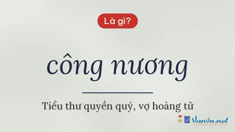 công nương là gì