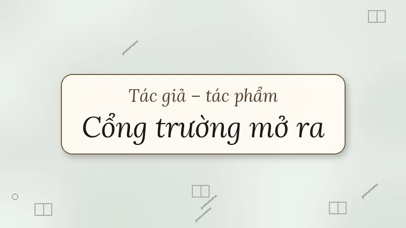 cổng trường mở ra lý lan