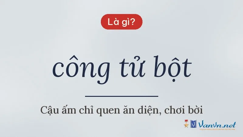 công tử bột là gì