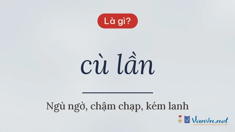 cù lần là gì