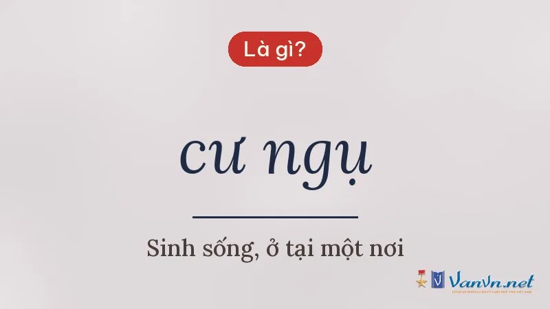 cư ngụ là gì
