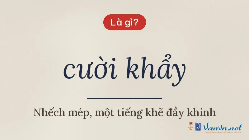 cười khẩy là gì