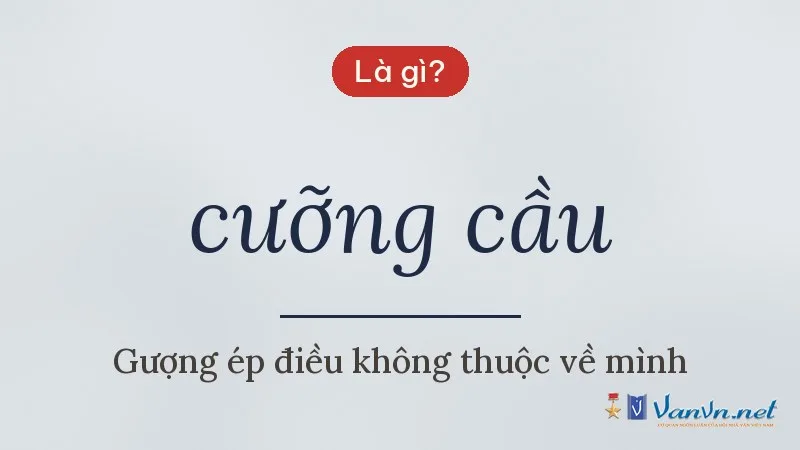cưỡng cầu là gì